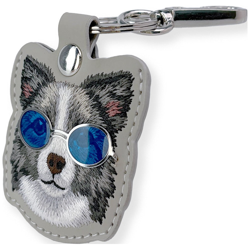 Nimmy Glasses Cool and Cute Dog Tracker Case - Gray_2