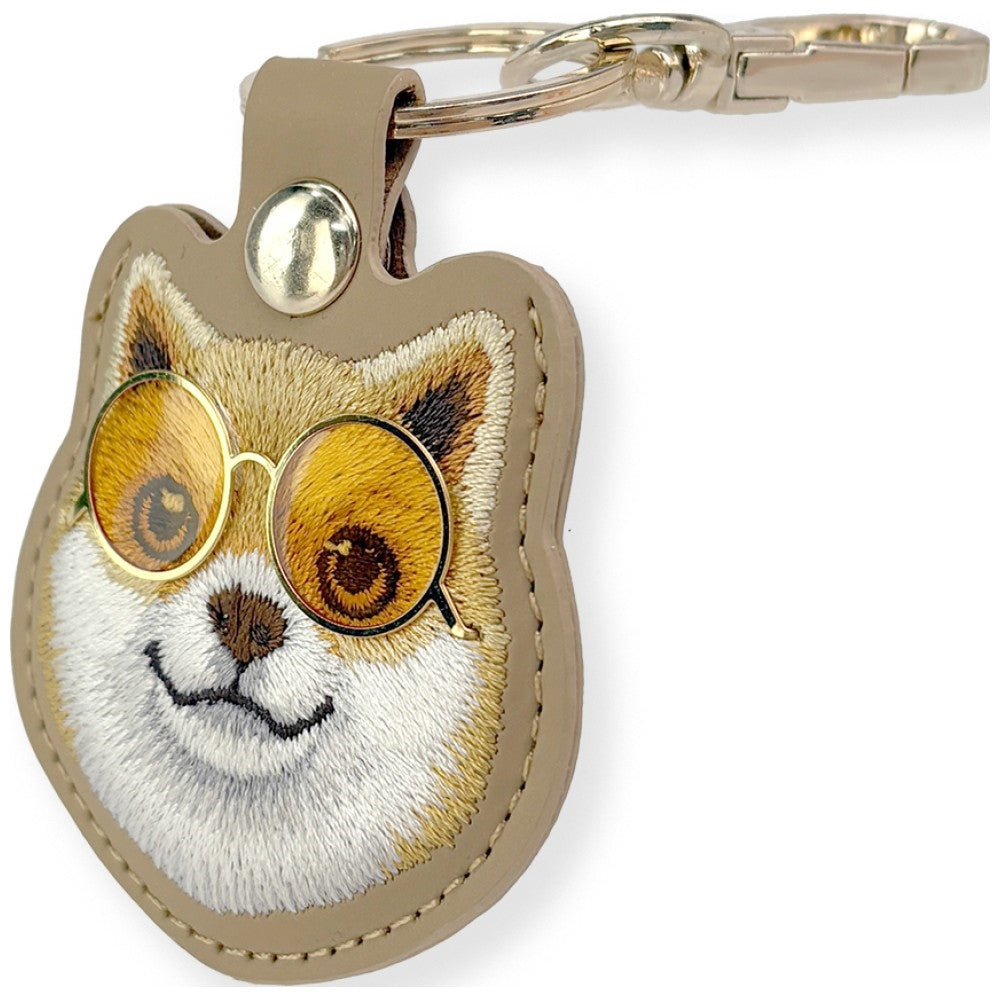 Nimmy Glasses Cool Dog Tracker Case - Brown_2
