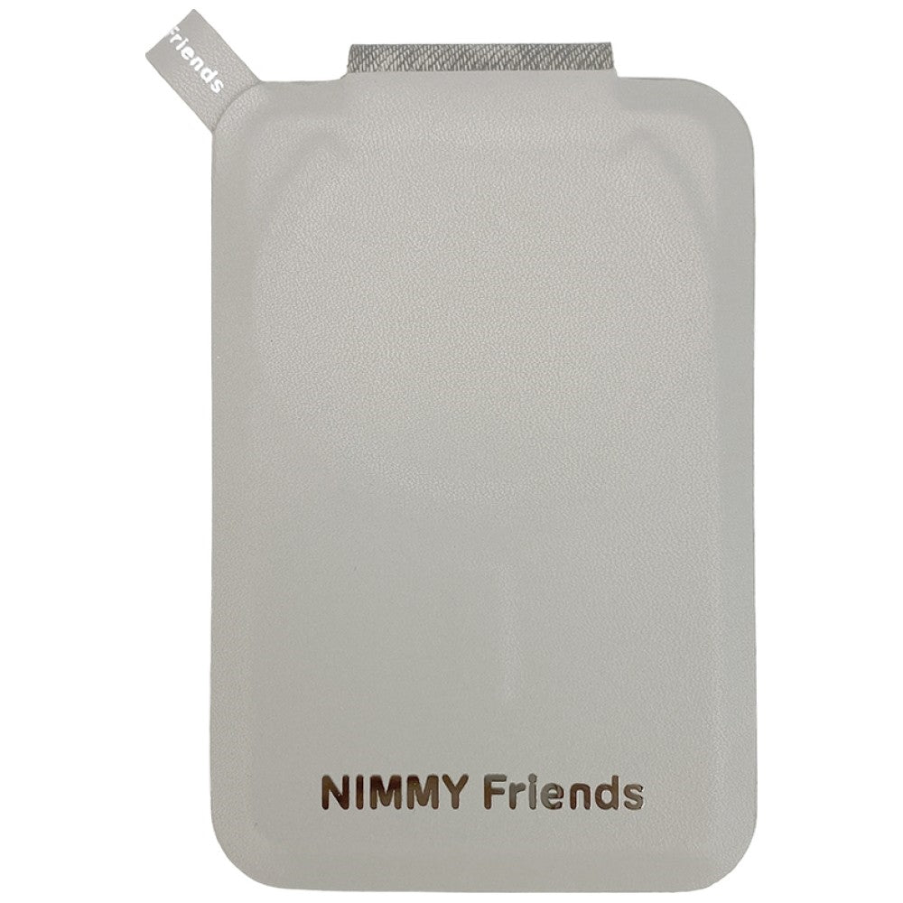 Nimmy New Big-Eye Cute Pets 2.0 Cat Magnetic Wallet with Phone Stand - Gray_4