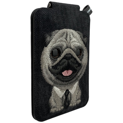 Nimmy New Big-Eye Cute Pets 2.0 Dog Magnetic Wallet with Phone Stand - Black_5