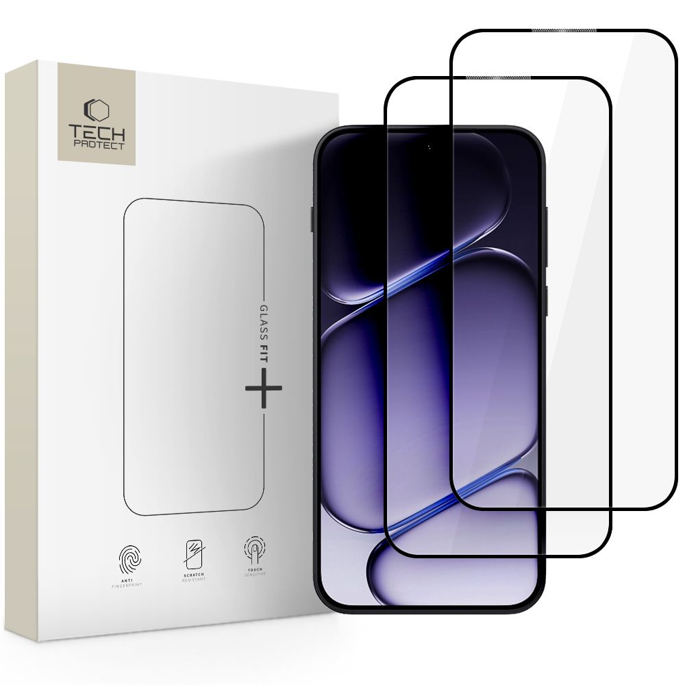 Tech-Protect Glass Fit+ 2-Pack Tempered Glass for OnePlus Nord 6 - Black_0