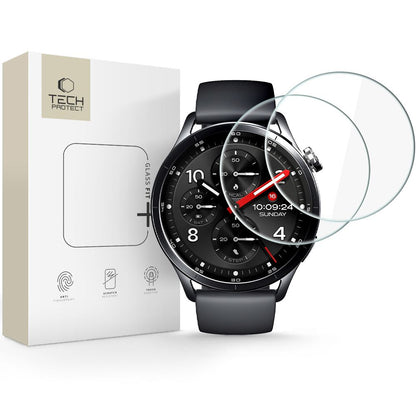 Tech-Protect Glass Fit+ 2-Pack Tempered Glass for Xiaomi Watch S5 46mm_0
