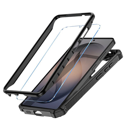Tech-Protect MagBlast MagSafe Case + Tempered Glass 2-Pack for Samsung Galaxy S26 Ultra - Black and Orange_1