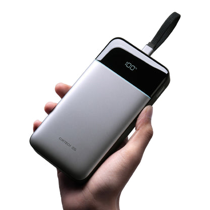 Cuktech LPB252N 120W 25000mAh Powerbank with Built-in USB-C Cable - Gray_2