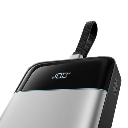 Cuktech LPB252N 120W 25000mAh Powerbank with Built-in USB-C Cable - Gray_1