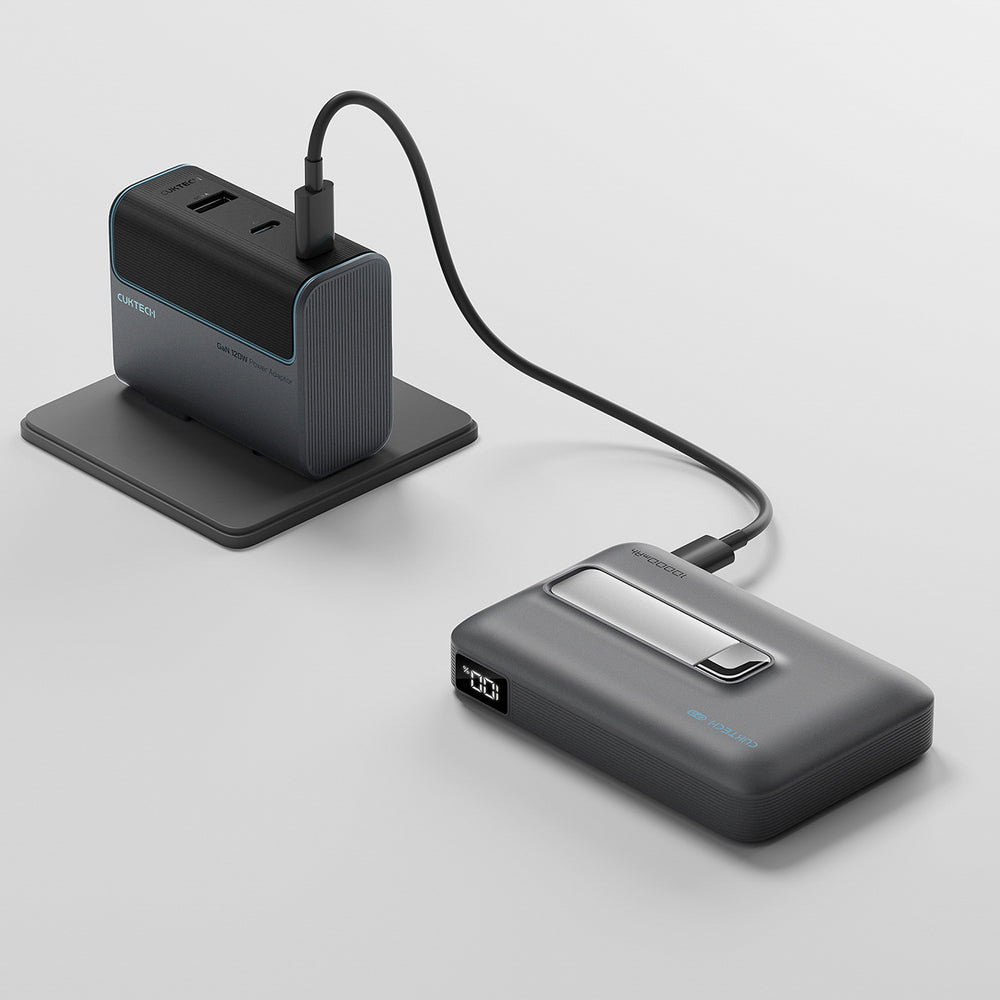 Cuktech WPB100 10000 mAh Qi2 Magnetic Powerbank 30W with Stand - Black_10
