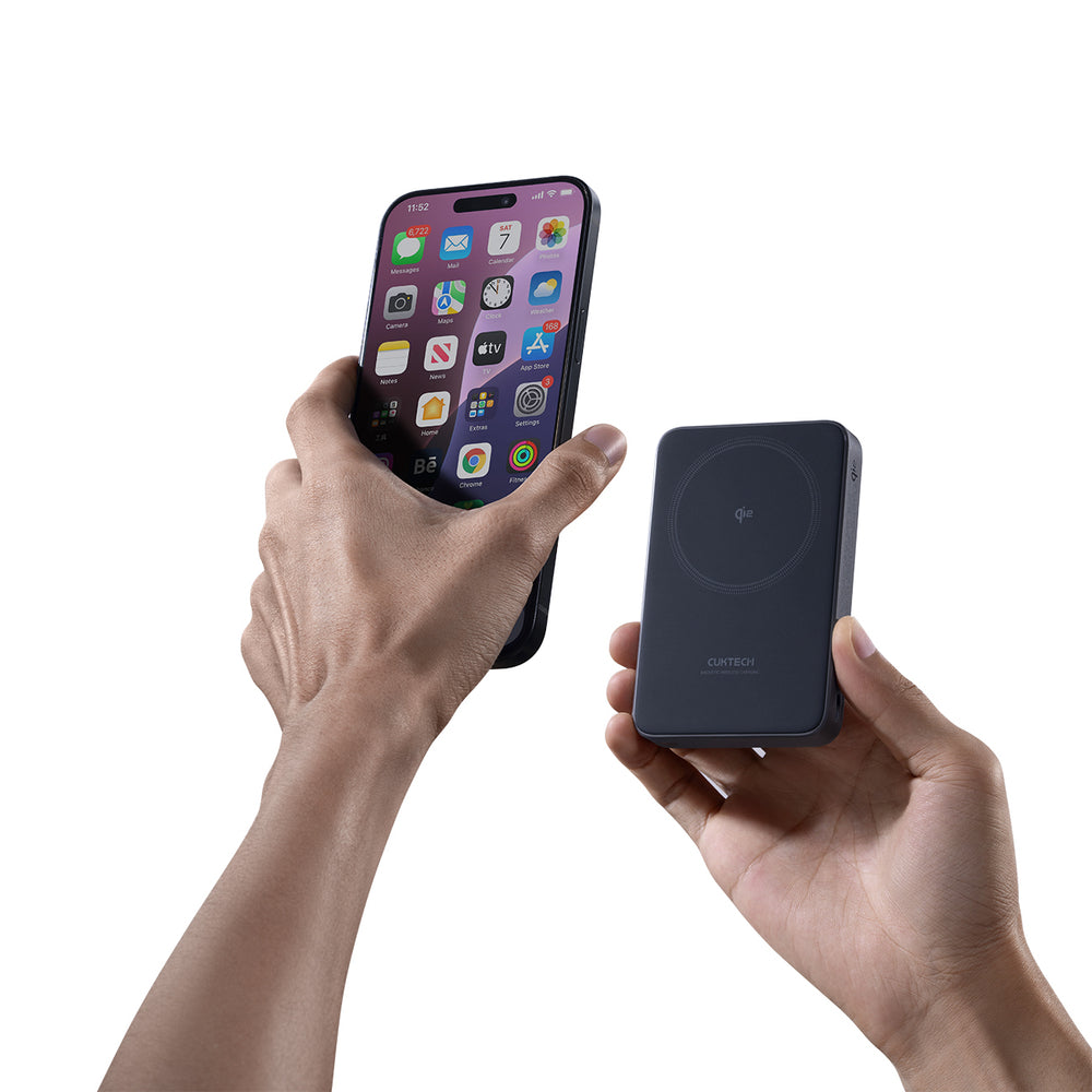 Cuktech WPB100 10000 mAh Qi2 Magnetic Powerbank 30W with Stand - Black_13