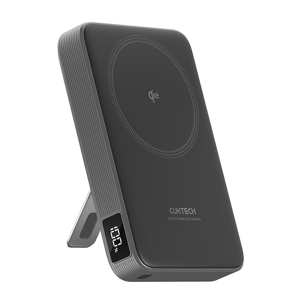 Cuktech WPB100 10000 mAh Qi2 Magnetic Powerbank 30W with Stand - Black_1