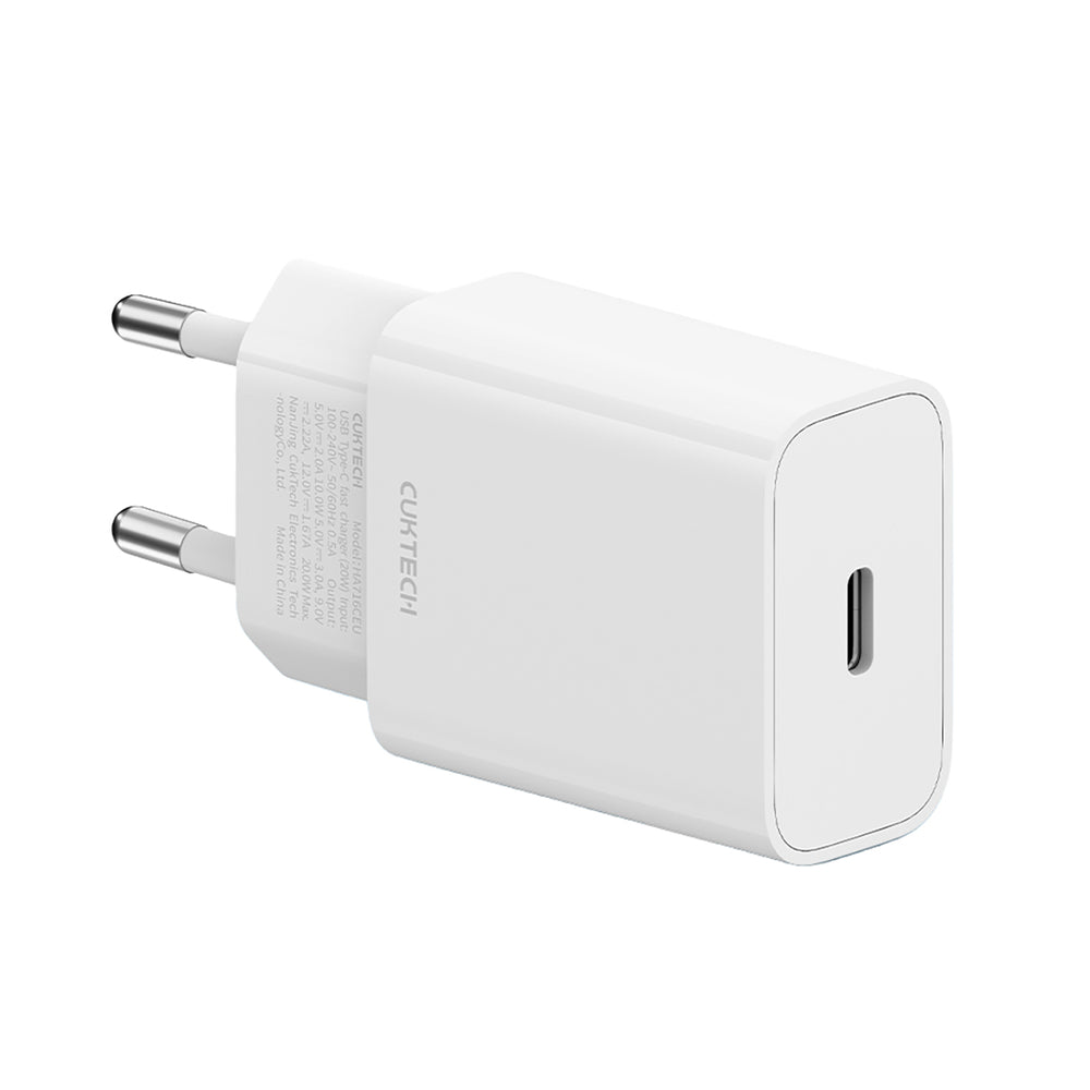 CUKTECH 20W Type-C Charger EU plug White_0