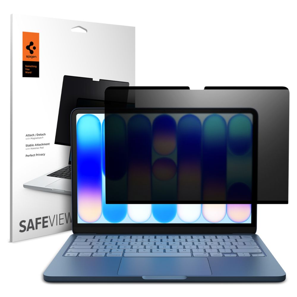 Privacy Plastic Screen Protector Spigen Safe View Magnetic for Apple MacBook Neo 13inch AFL11670 _0