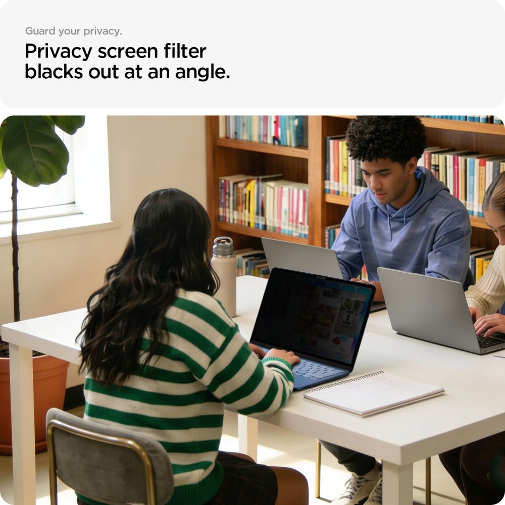Privacy Plastic Screen Protector Spigen Safe View Magnetic for Apple MacBook Neo 13inch AFL11670 _4