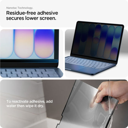 Privacy Plastic Screen Protector Spigen Safe View Magnetic for Apple MacBook Neo 13inch AFL11670 _6
