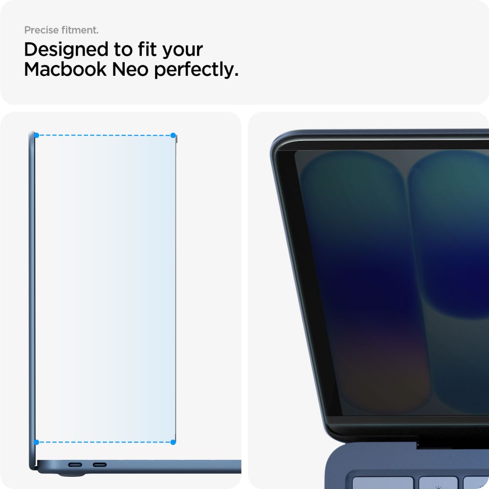 Privacy Plastic Screen Protector Spigen Safe View Magnetic for Apple MacBook Neo 13inch AFL11670 _7