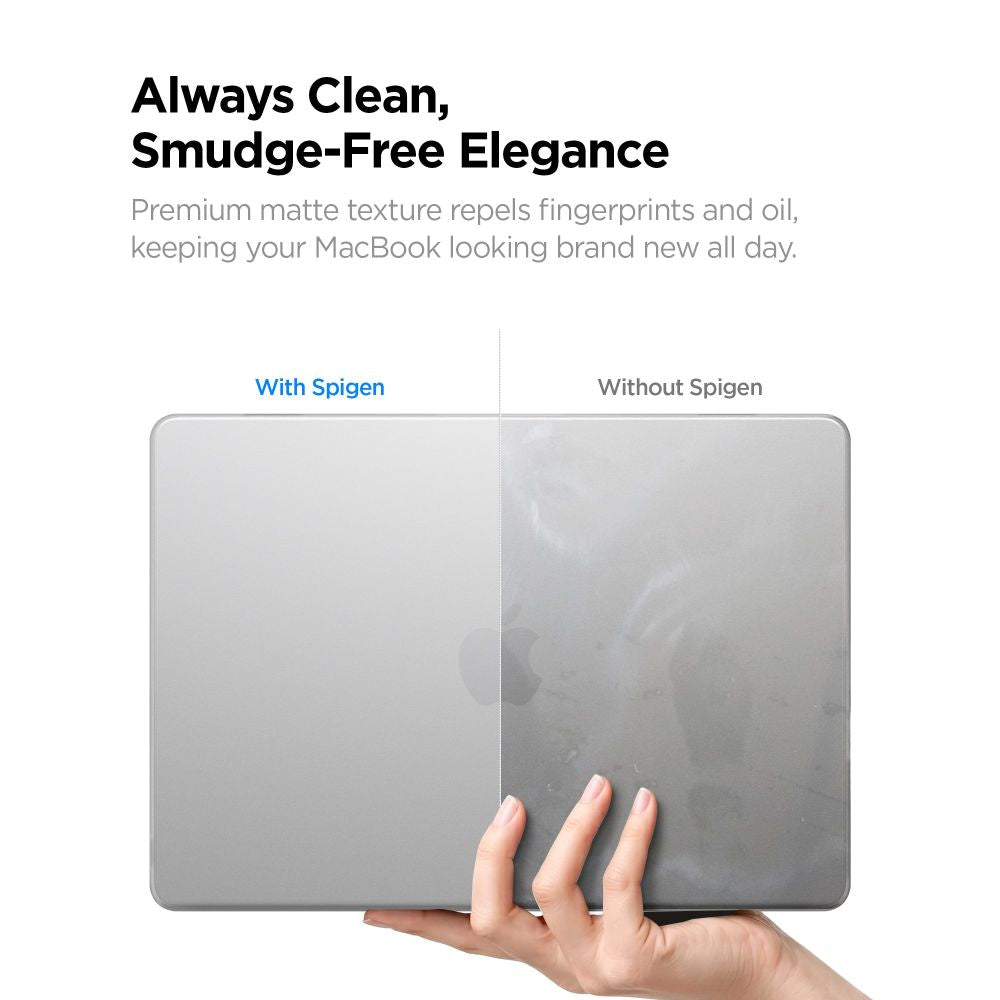 Case Spigen Airskin for Apple MacBook Air 13inch (2026) / (2025) / (2024) / (2022), Frost Clear ACS11530 _7