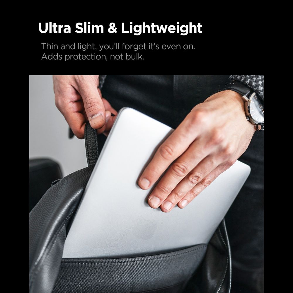 Case Spigen Airskin for Apple MacBook Pro 14inch (2026) / (2025) / (2023) / (2022) / (2021), Frost Clear ACS11528 _6