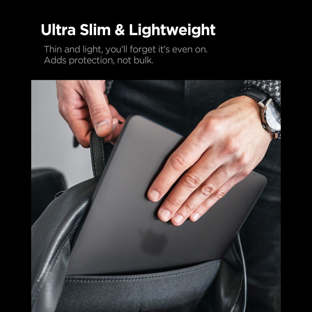Case Spigen Airskin for Apple MacBook Pro 16inch (2026) / (2024) / (2023) / (2021), Frost Black ACS11527 _5