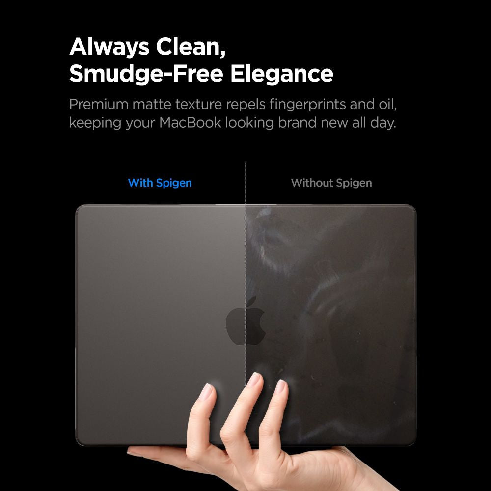 Case Spigen Airskin for Apple MacBook Pro 16inch (2026) / (2024) / (2023) / (2021), Frost Black ACS11527 _6