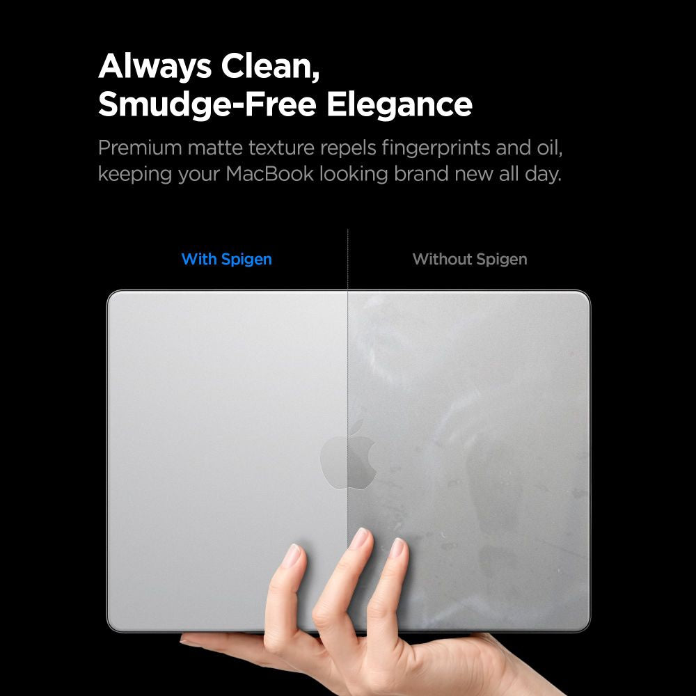 Case Spigen Airskin for Apple MacBook Pro 16inch (2026) / (2024) / (2023) / (2021), Frost Clear ACS11526 _6