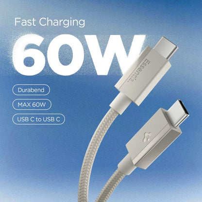 Spigen Essential EB6015CC USB-C Cable 60W 150 cm - Titanium_1