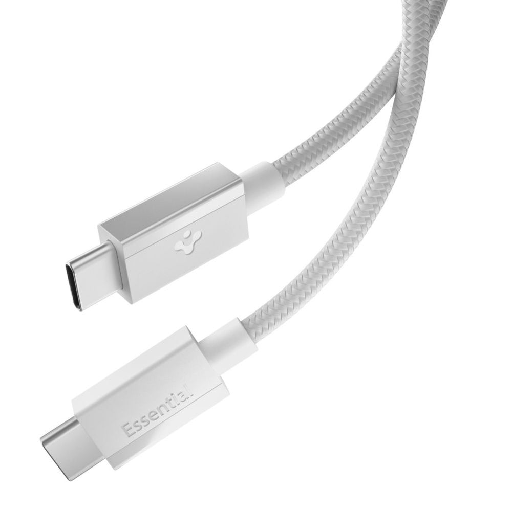USB-C to USB-C Cable Spigen EB6015CC, 60W, 3A, 1.5m, White ACA10416 _0