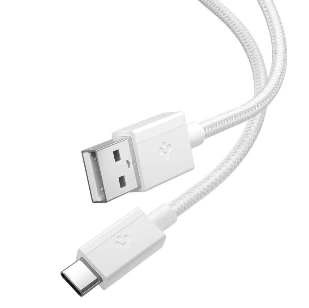USB-A to USB-C Cable Spigen EB6015AC, 60W, 3A, 1.5m, White ACA10413 _0