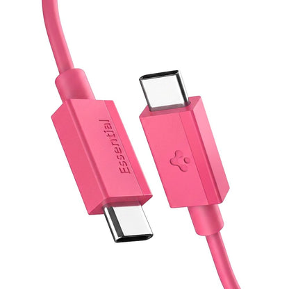 USB-C to USB-C Cable Spigen EB6010CC, 60W, 3A, 1m, Pink ACA10414 _1