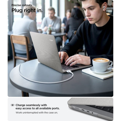 Spigen Urban Fit Case for MacBook Pro 14" 2021 / 2023 / 2024 / 2025 / 2026 - Gray_10