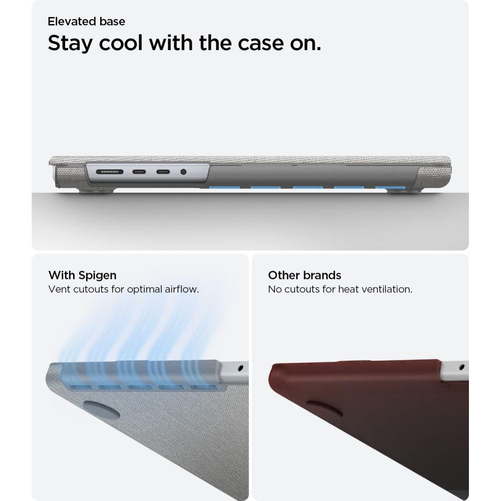 Spigen Urban Fit Case for MacBook Pro 14" 2021 / 2023 / 2024 / 2025 / 2026 - Gray_8