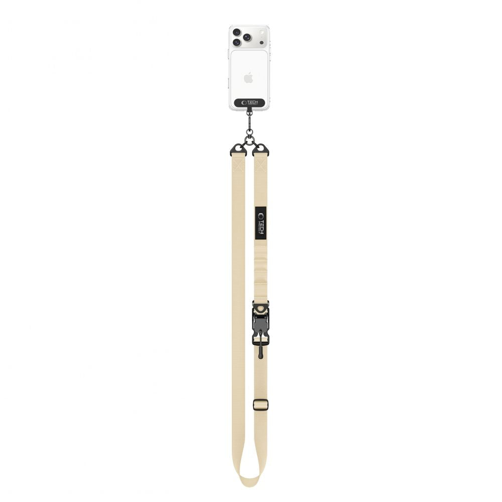 Tech-Protect C9S Rope Crossbody Phone Lanyard - Beige_2