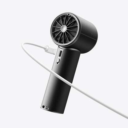 Jisulife Handheld Fan Pro1 Mini 4250mAh USB-C Portable Fan Blower - Black_11