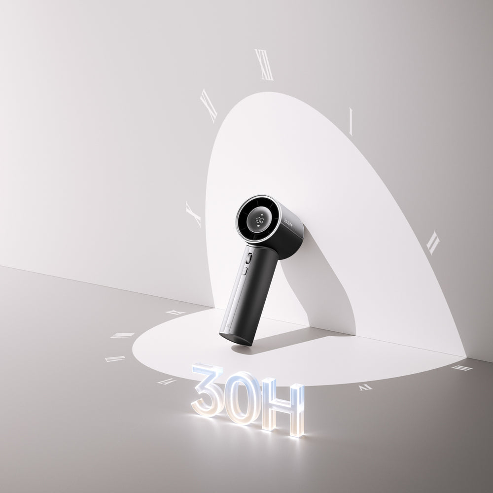 Jisulife Handheld Fan Pro1 Mini 4250mAh USB-C Portable Fan Blower - Black_8