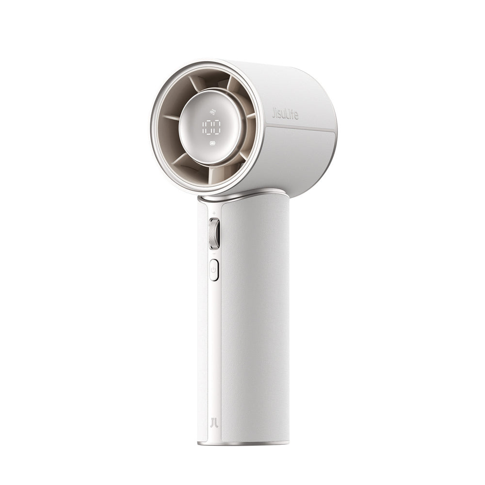 Jisulife Handheld Fan Pro1 Mini 4250mAh USB-C Portable Fan Blower - White_0
