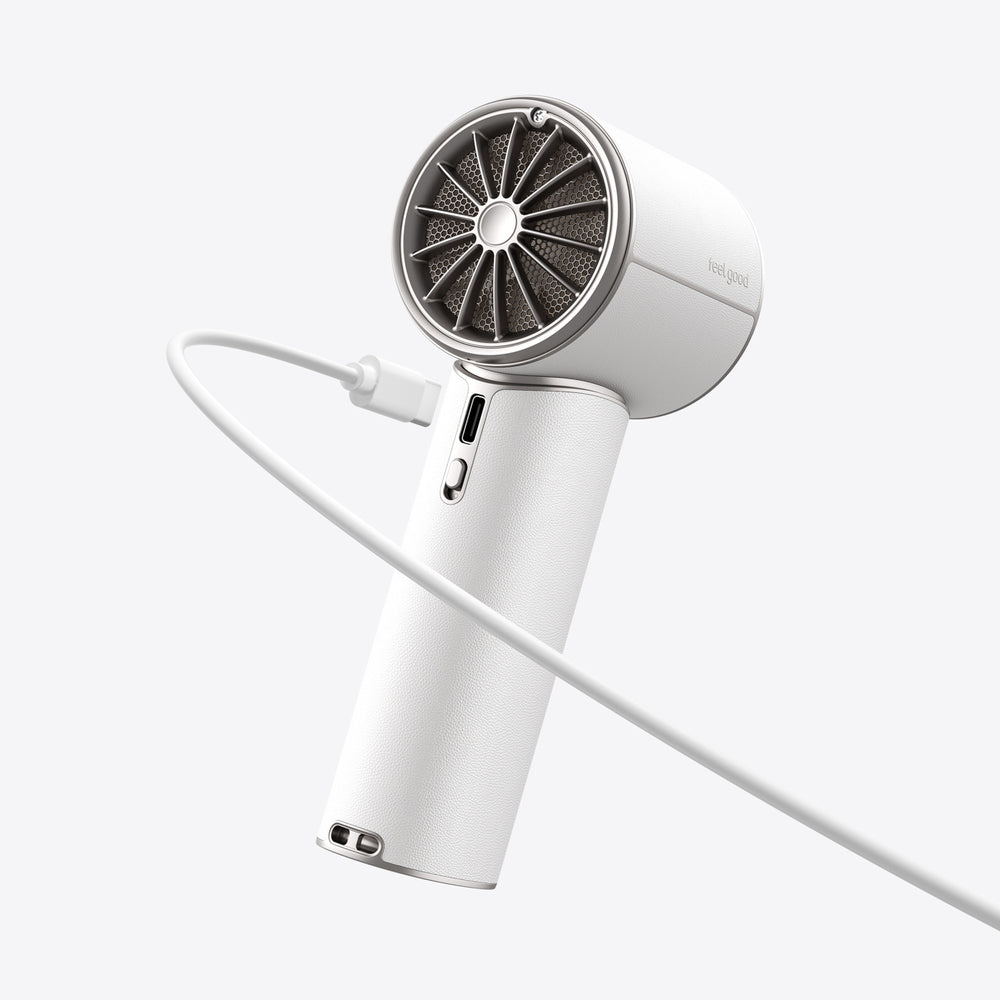 Jisulife Handheld Fan Pro1 Mini 4250mAh USB-C Portable Fan Blower - White_17
