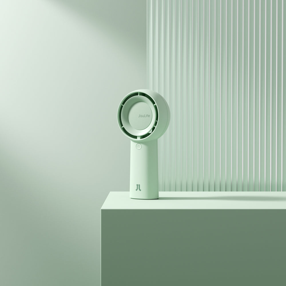 Jisulife Handheld Fan 5 Plus 4000mAh Mini Blower Portable Fan - Green_3