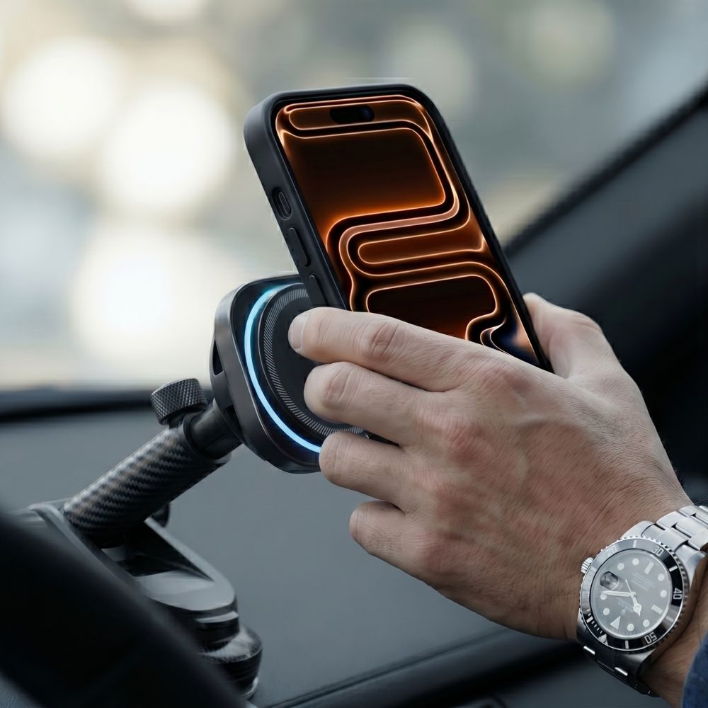 Tech-Protect V20 MagSafe Car Holder for Windshield/Air Vent/Dashboard 25W QI2.2 - Black_5