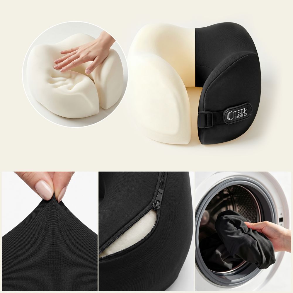Tech-Protect ComfortRest Travel Pillow - Black_2