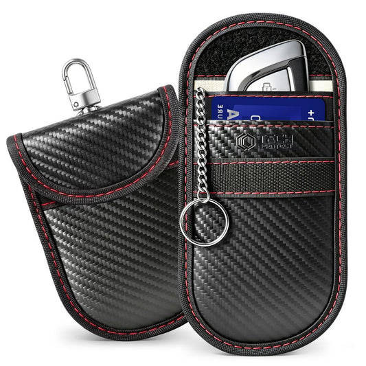 Tech-Protect KLR100 RFID anti-theft case - black and red_0