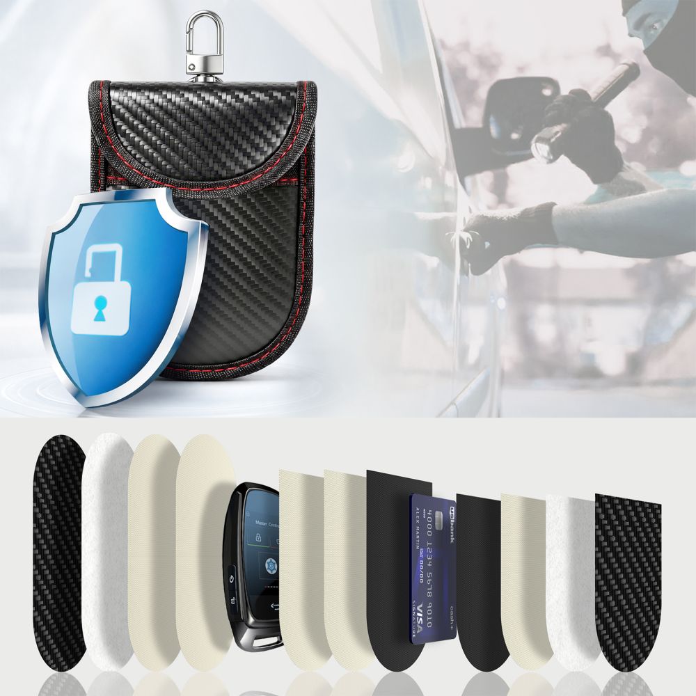 Tech-Protect KLR100 RFID anti-theft case - black and red_1