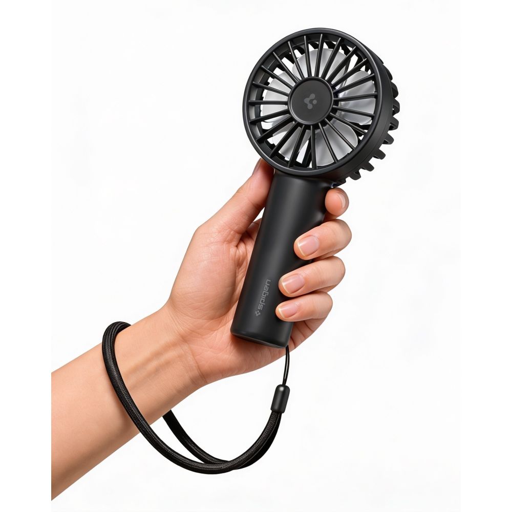 Spigen A905 Mini Portable Handheld Fan - Black_1