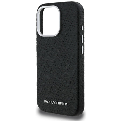 Karl Lagerfeld FW Stamped Karl MagSafe Case for iPhone 16 Pro Max - Black_5
