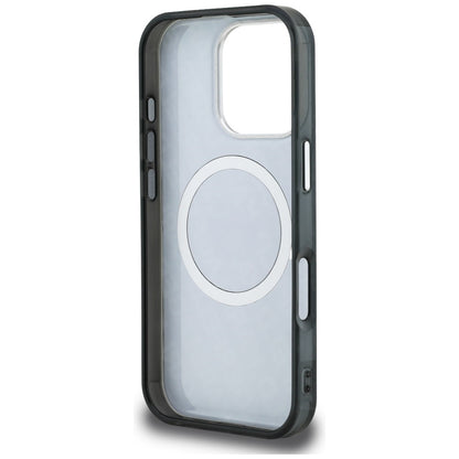 Karl Lagerfeld IML Choupette Head Logo MagSafe Case for iPhone 16 Pro - Black_6