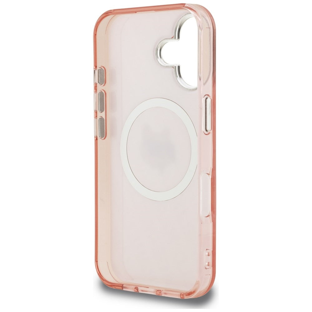 Karl Lagerfeld IML Choupette Head Logo MagSafe iPhone 16 Case - Pink_6