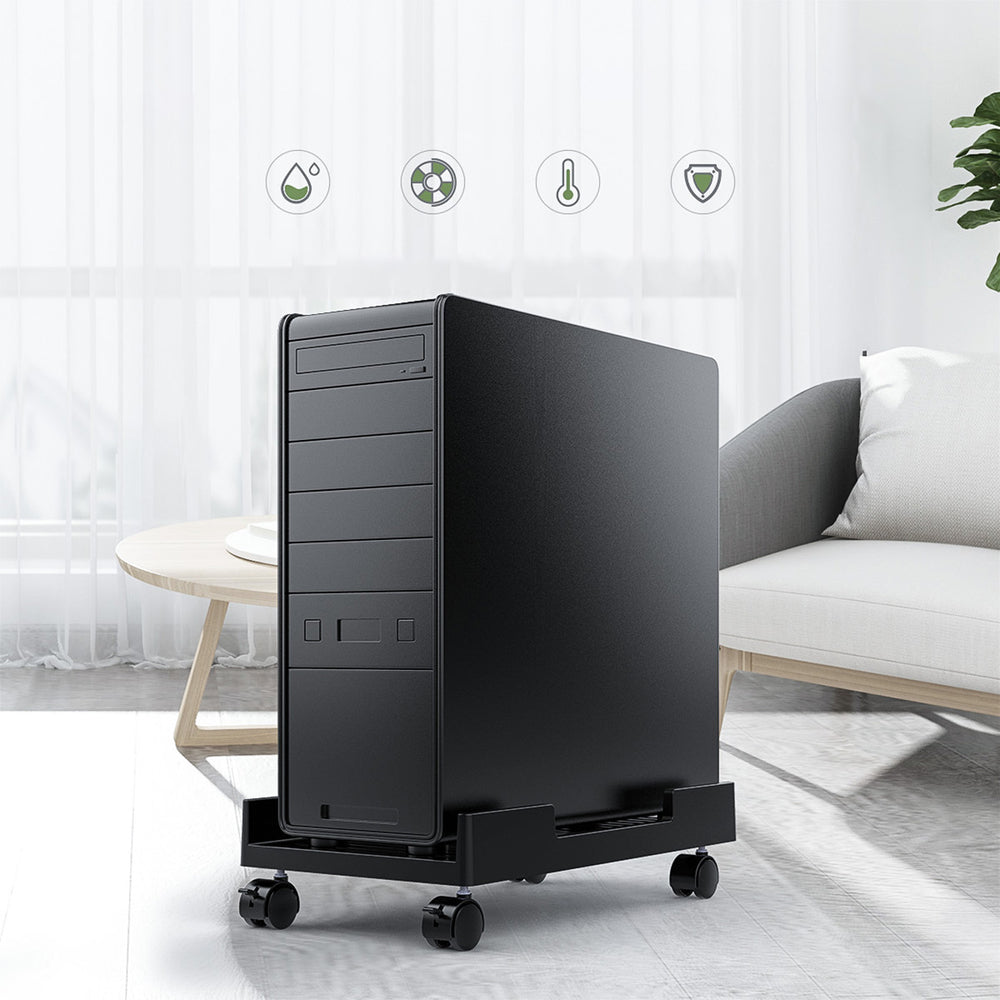 Orico CPB3 computer stand on wheels, load capacity 20 kg - black_4