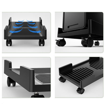 Orico CPB3 computer stand on wheels, load capacity 20 kg - black_5