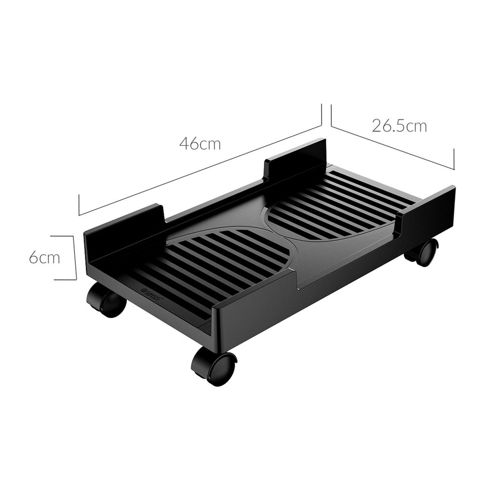 Orico CPB3 computer stand on wheels, load capacity 20 kg - black_7