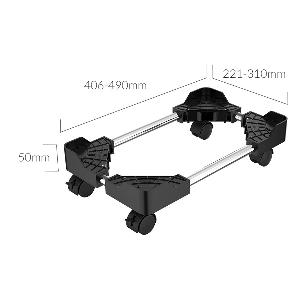 Orico CPB4 Adjustable Computer Stand with Wheels - Black_3