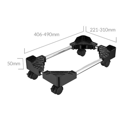 Orico CPB4 Adjustable Computer Stand with Wheels - Black_3