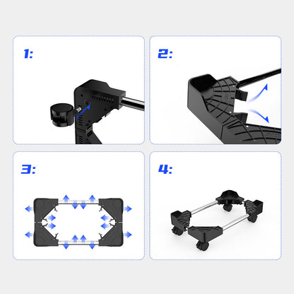 Orico CPB4 Adjustable Computer Stand with Wheels - Black_7