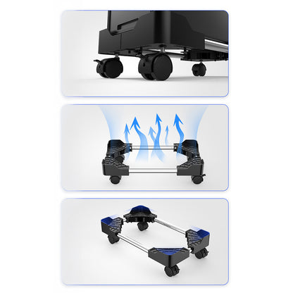 Orico CPB4 Adjustable Computer Stand with Wheels - Black_8