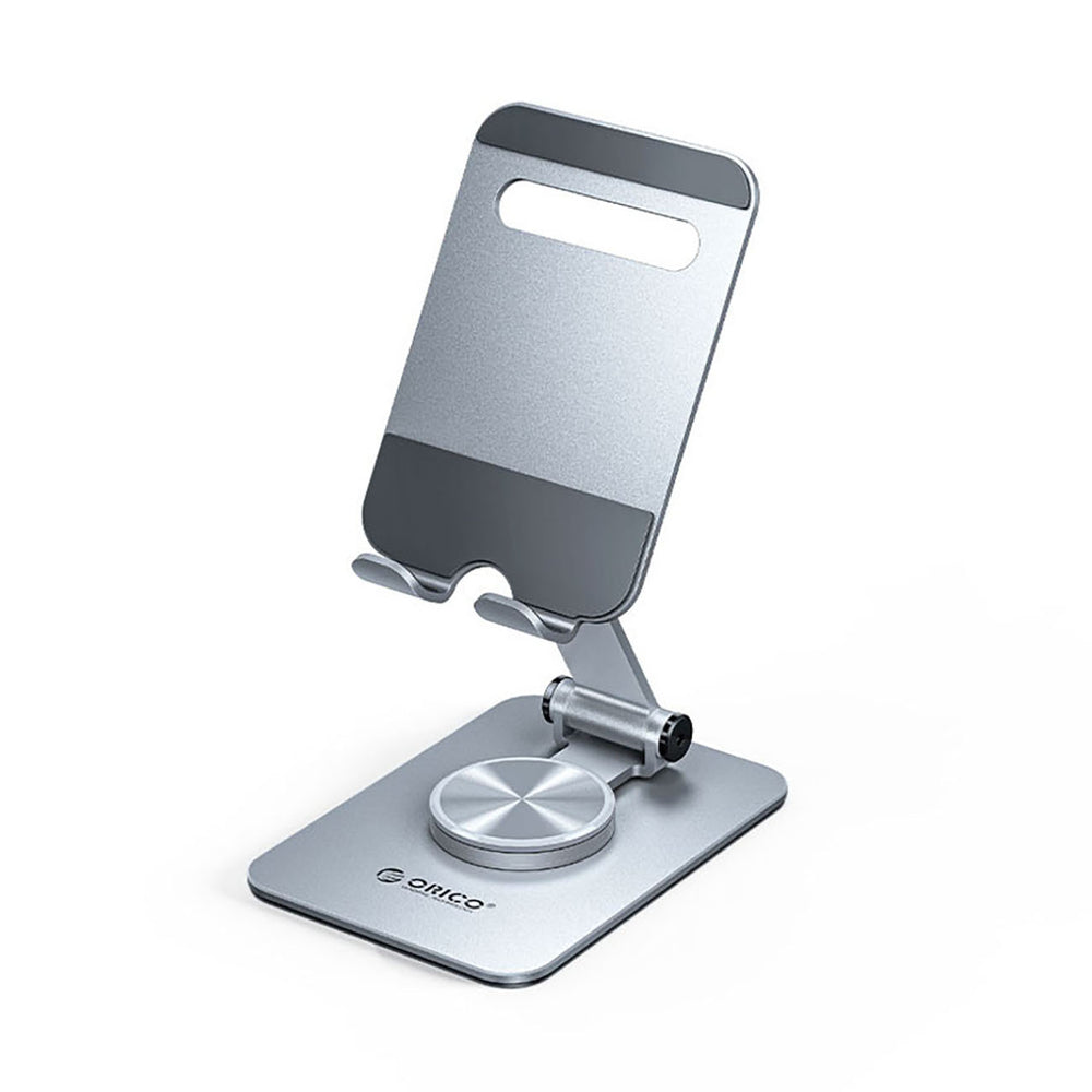 Orico PS2 foldable phone stand, 360° rotating - silver_0